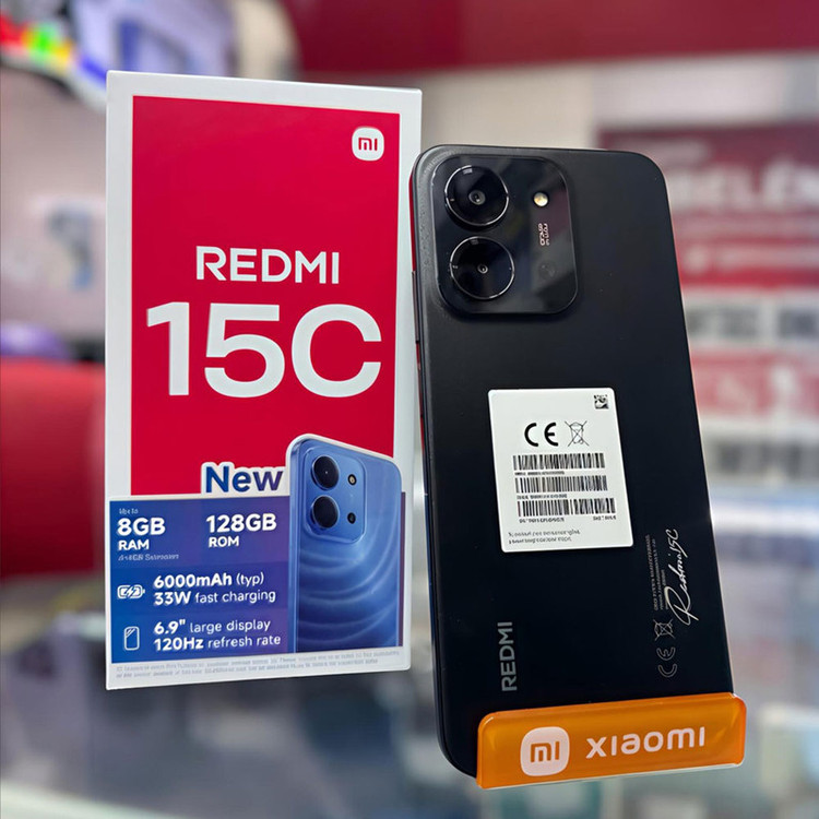 گوشی موبایل شیائومی مدل Redmi 15C 4G دو سیم کارت ظرفیت 256 گیگابایت و رم 8 گیگابایت